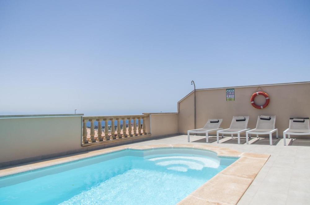 Luxurious Villa With Amazing Sea View And Pool Caleta De Fuste Luaran gambar
